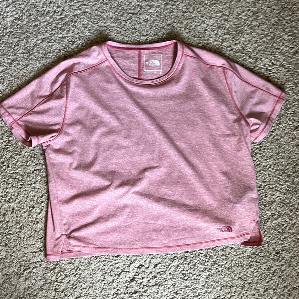 The North Face Heathered Pink Tee